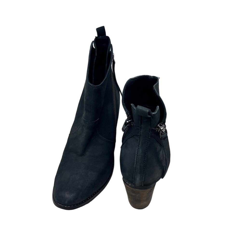 Rebels Leather booties size 9 black/gray - Picture 7 of 9